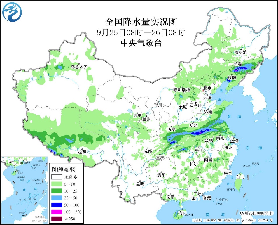 华西至江淮及西藏南部警惕次生灾害华北华东部分地区预报图