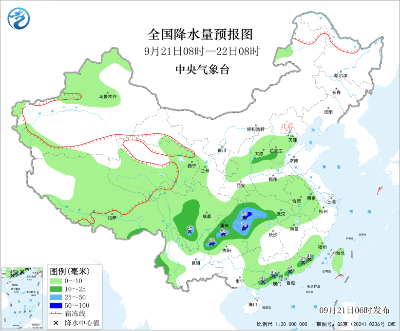 未来10天华西地区仍多降雨需警惕持续降雨引发的次预报图