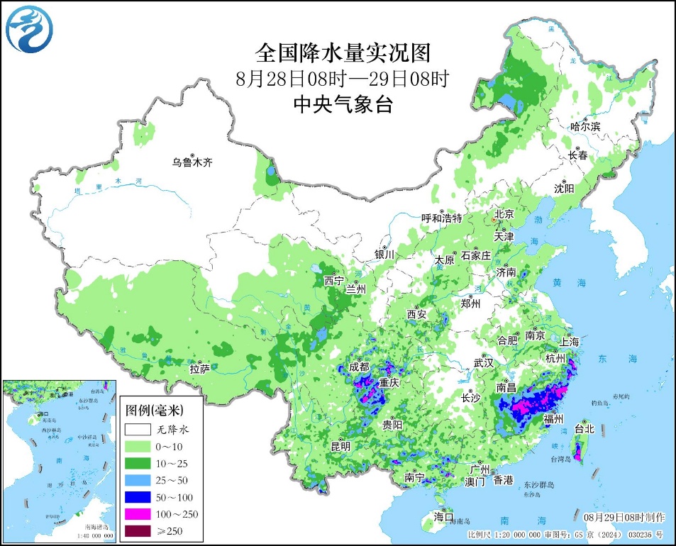 “沙德尔”已减弱为热带低压湖南江西降雨强警惕次生预报图