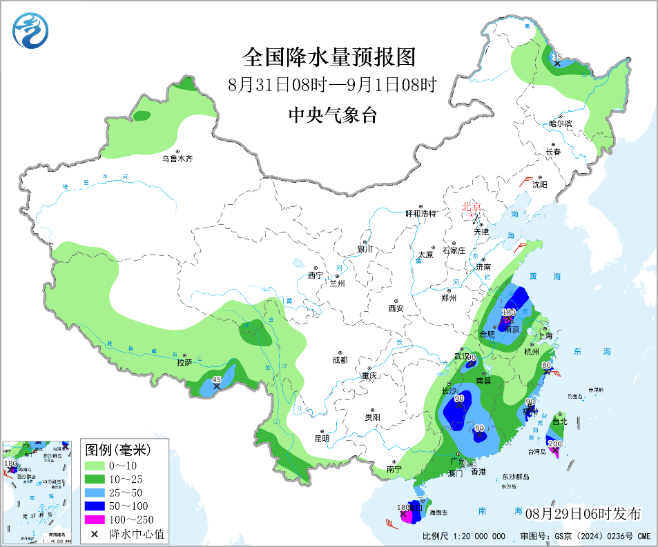 “沙德尔”已减弱为热带低压湖南江西降雨强警惕次生预报图