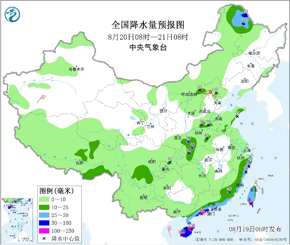 广东广西海南岛等地降雨较强预报图