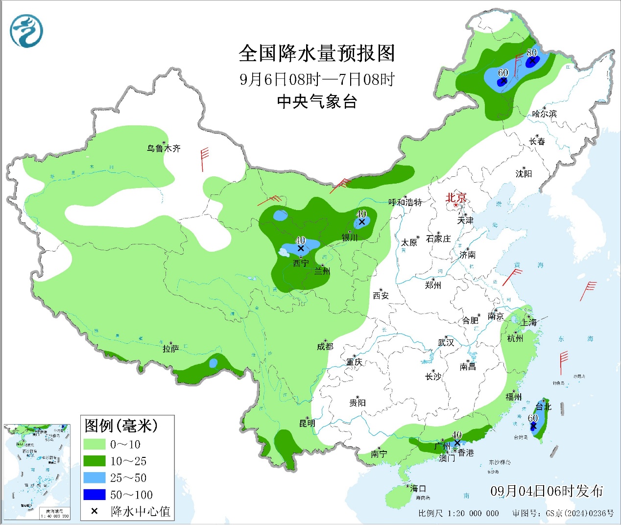 湖南江西福建等地有强降雨北方地区部分地区将迎降雨预报图