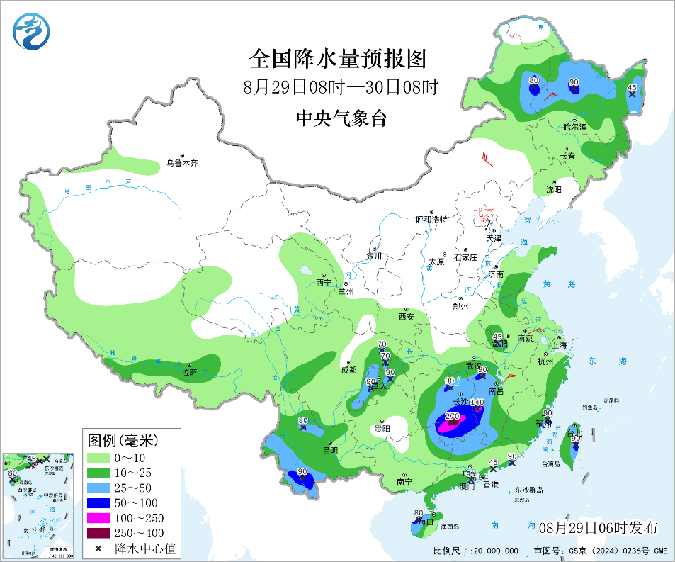 “沙德尔”已减弱为热带低压湖南江西降雨强警惕次生预报图
