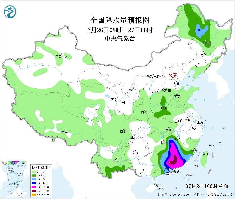 东北黄淮江淮有强对流台风“红霞”生成将在粤闽一带预报图