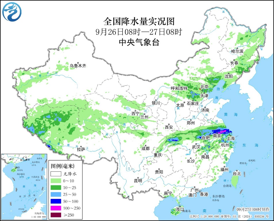 华西至江淮多雨南方有高温北方将受冷空气影响预报图
